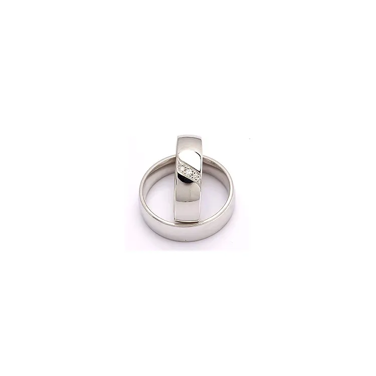 Trauringe in Silber 0,031 ct
