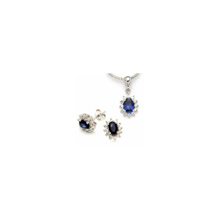 Set aus Silber ohne Halskette