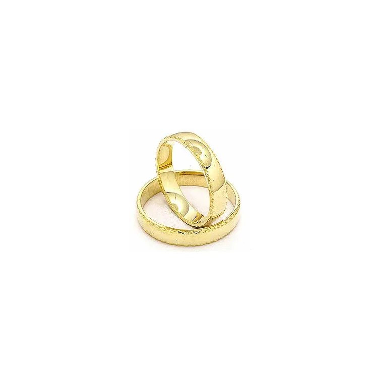 Trauringe aus 14 Karat Gold - set