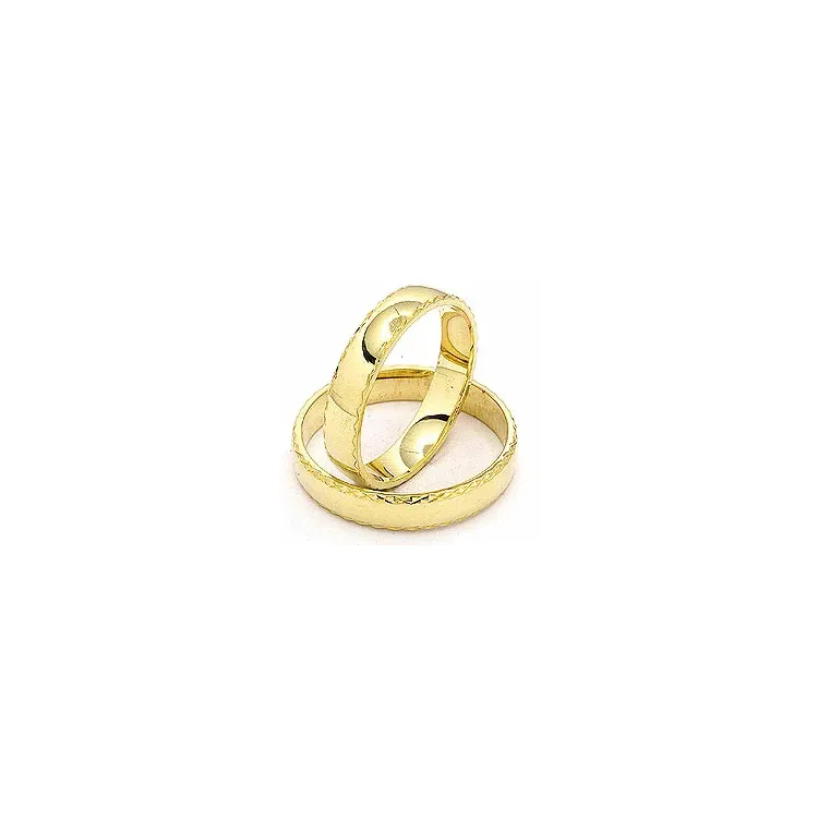 Trauringe aus 14 Karat Gold - set