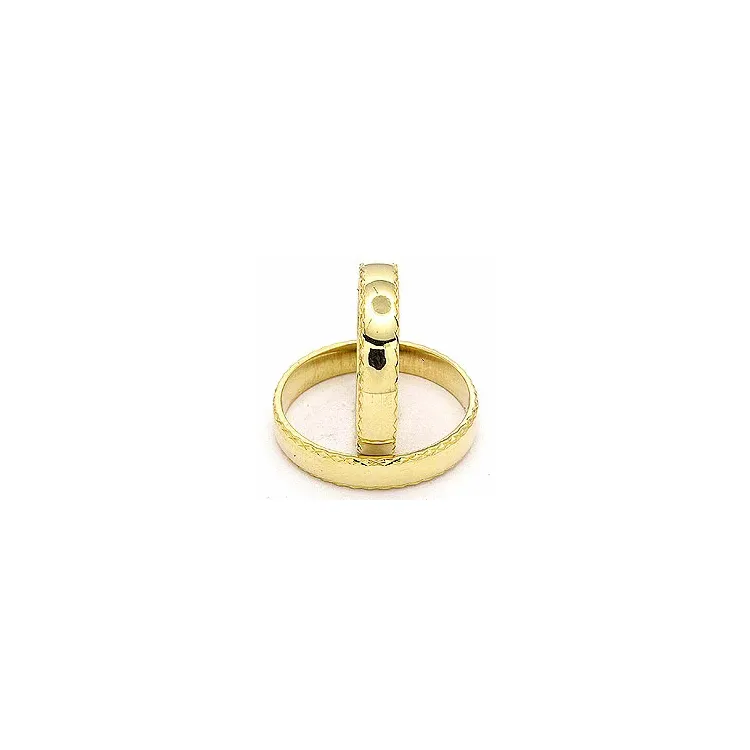 Trauringe aus 14 Karat Gold - set