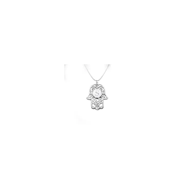 Hamsas Hand Nameschmuck in Silber