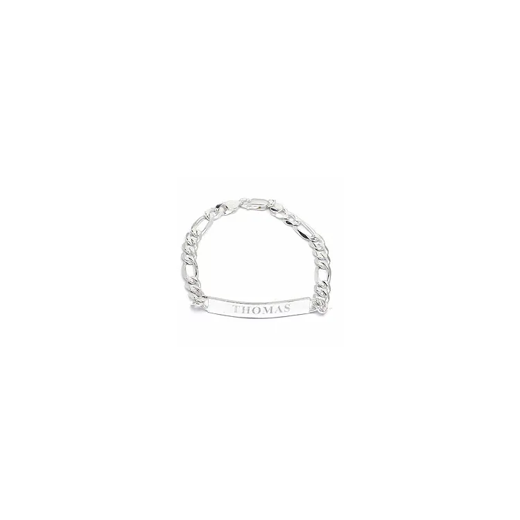 Armband mit Name in Silber
