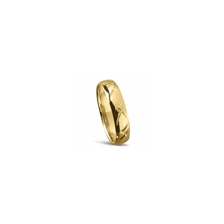 Trauring aus 14 Karat Gold