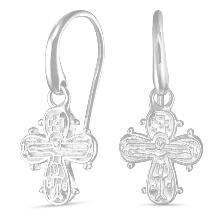 Dagmarkreuz Ohrringe in Silber - Amoré
