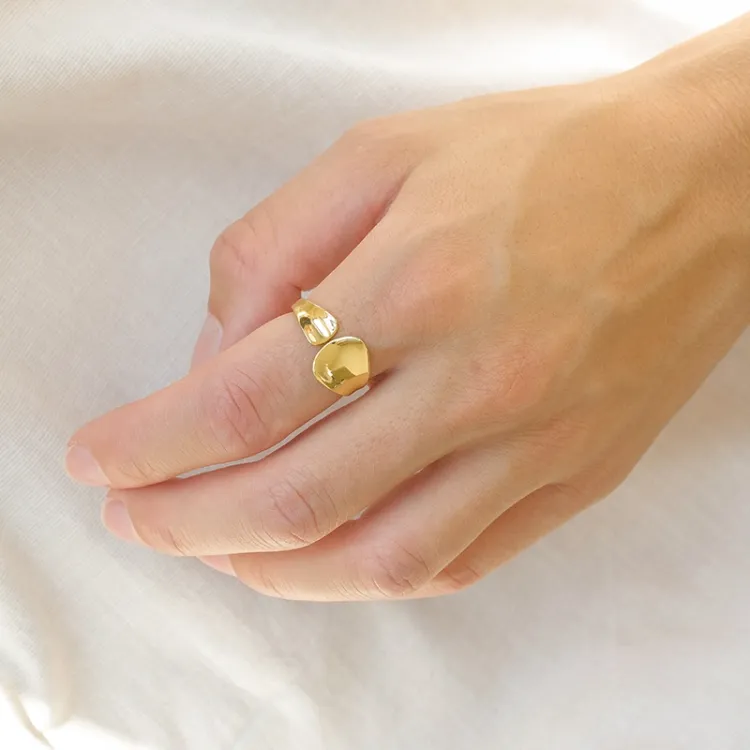 Ring aus vergoldetem Sterlingsilber