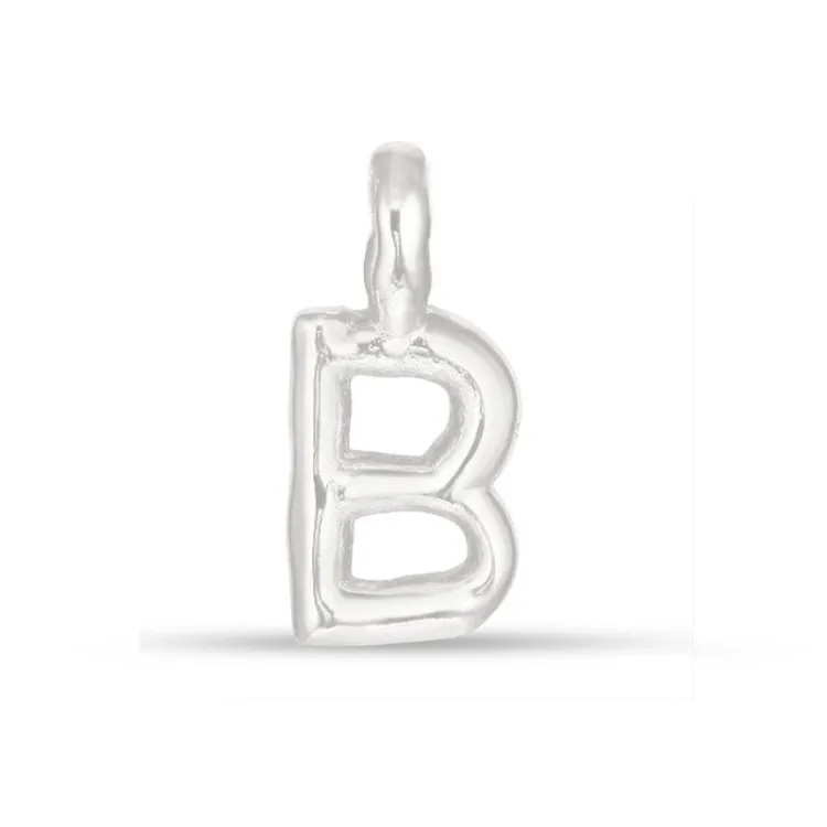 buchstab b Anhänger aus Silber - My Letter