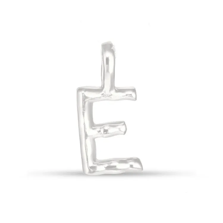 buchstab e Anhänger aus Silber - My Letter