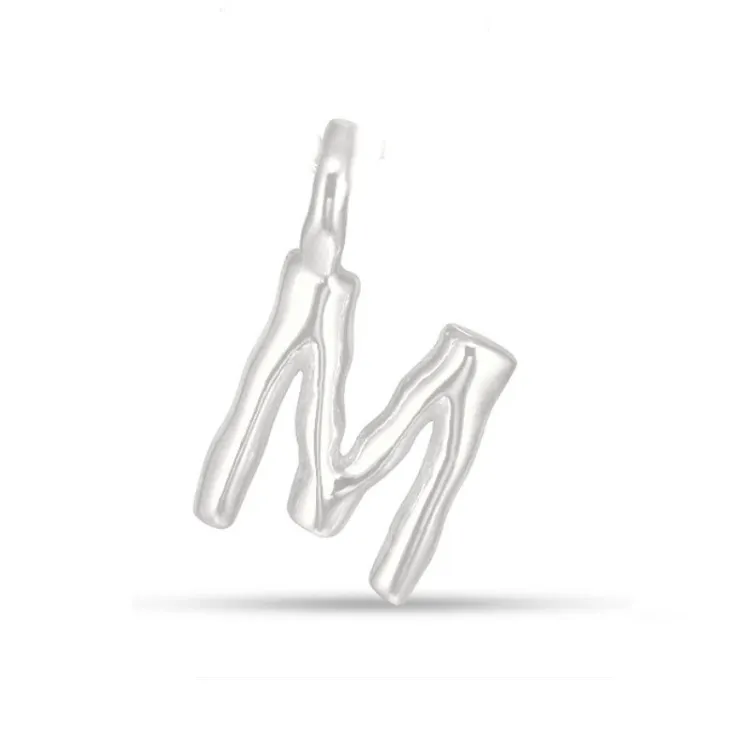 buchstab m Anhänger aus Silber - My Letter
