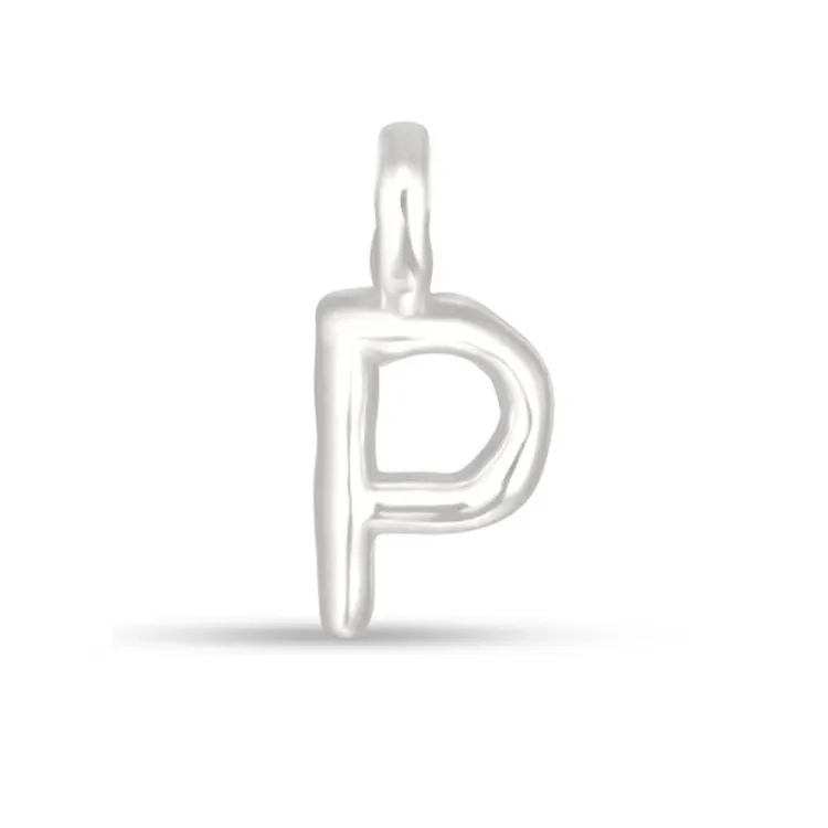 buchstab p Anhänger aus Silber - My Letter
