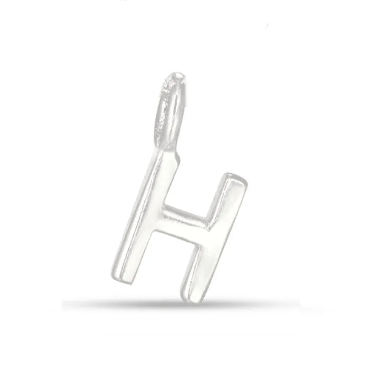 buchstab h Anhänger aus Silber - My Letter