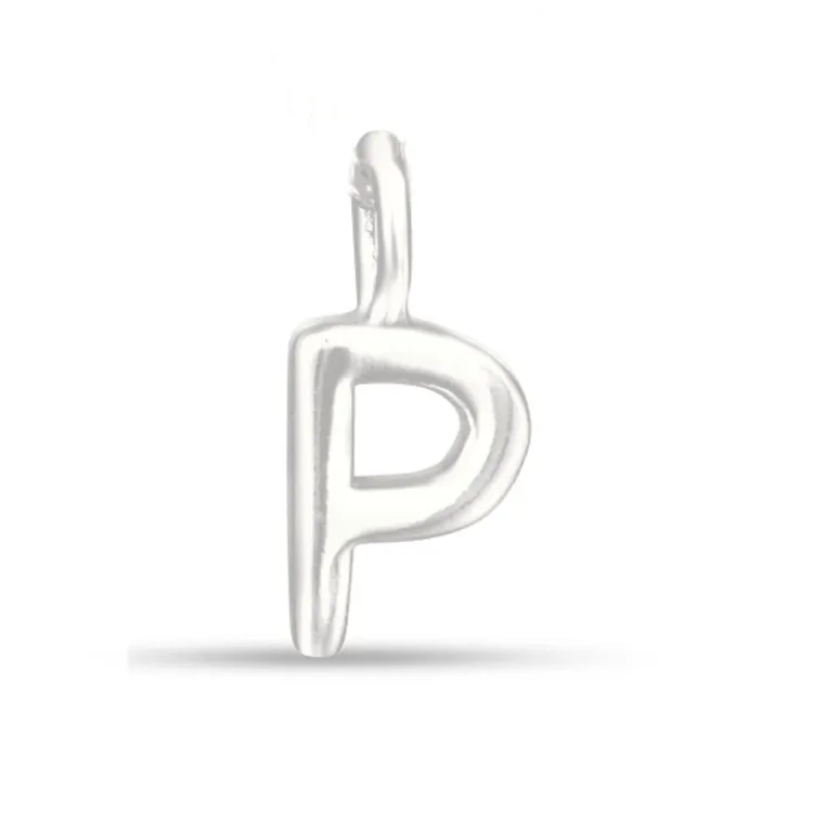 buchstab p Anhänger aus Silber - My Letter