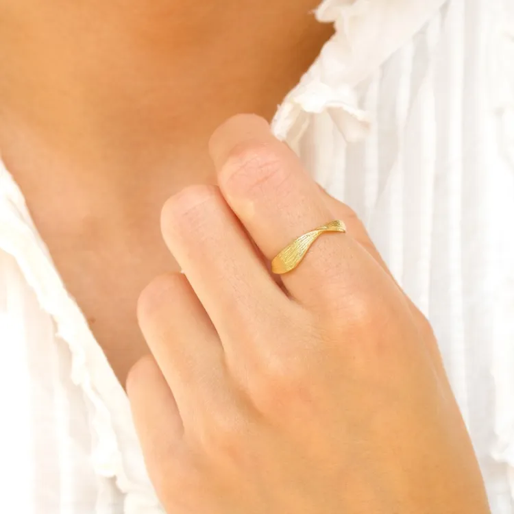 Ring aus vergoldetes Messing - Eliné