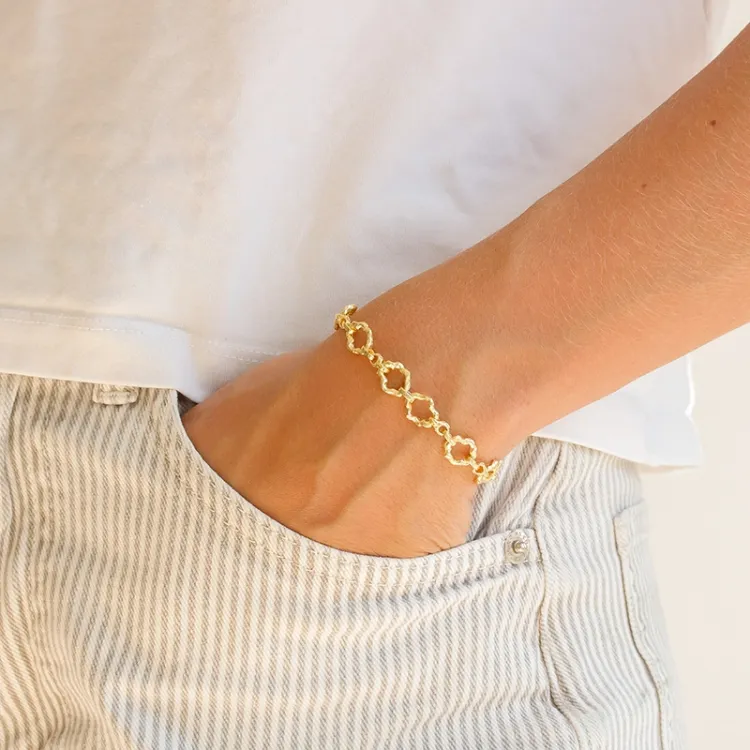 Armband aus vergoldetes Messing - Eliné