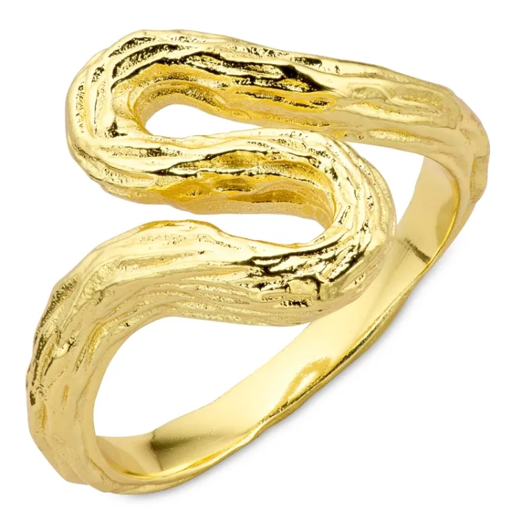 Ring aus vergoldetes Messing - Eliné