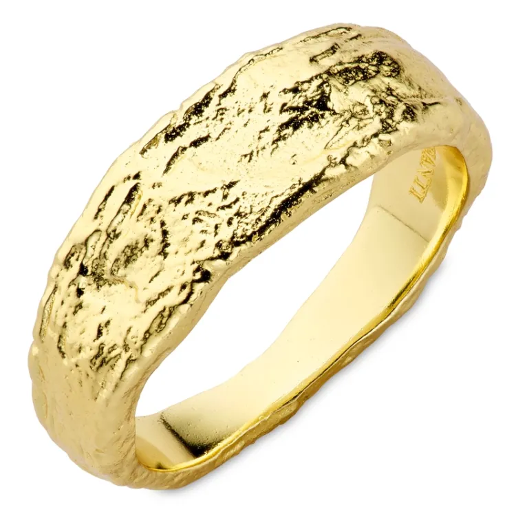 Ring aus vergoldetes Messing - Eliné