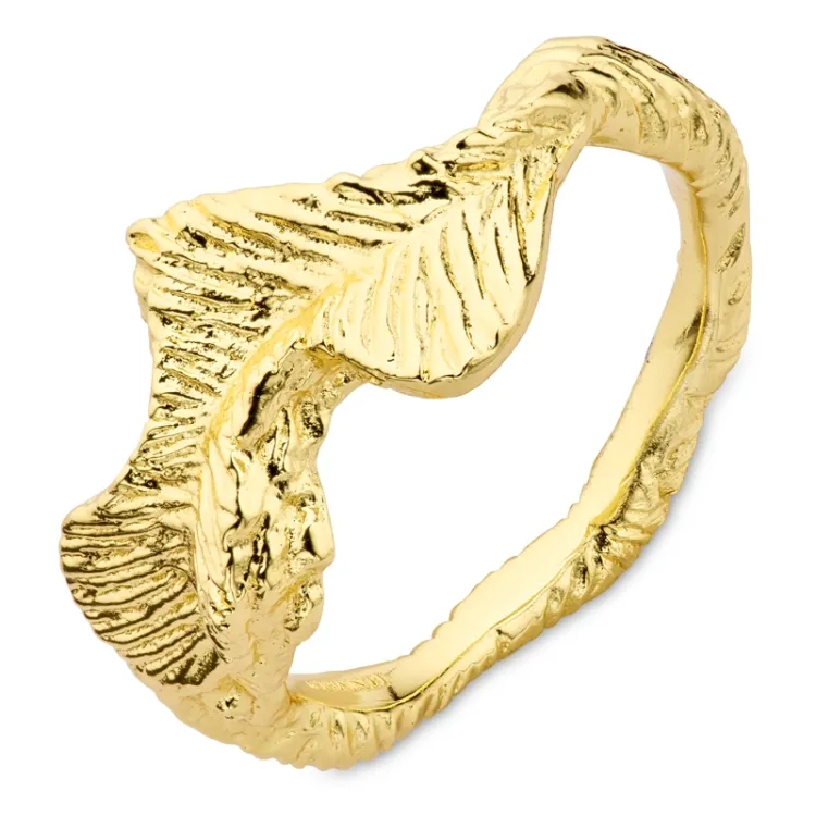Ring aus vergoldetes Messing - Eliné