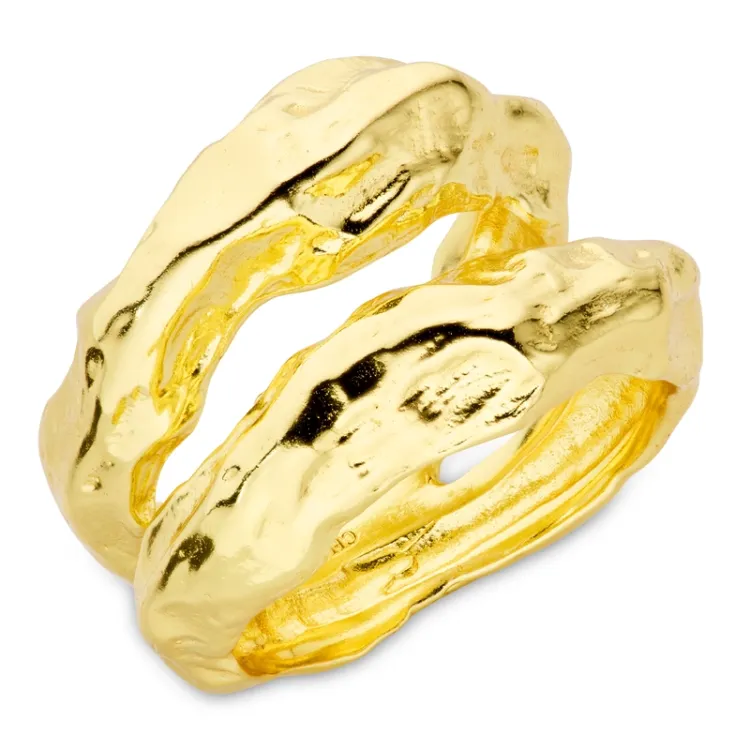Ring aus vergoldetes Messing - Eliné