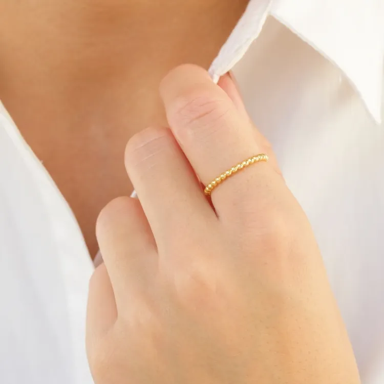 Ring aus vergoldetes Messing - Eliné