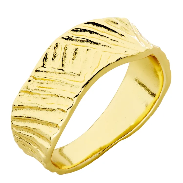 Ring aus vergoldetes Messing - Eliné