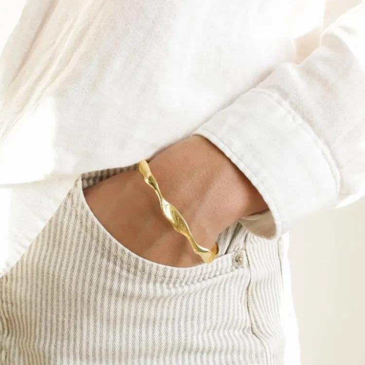 Armband aus vergoldetes Messing - Eliné