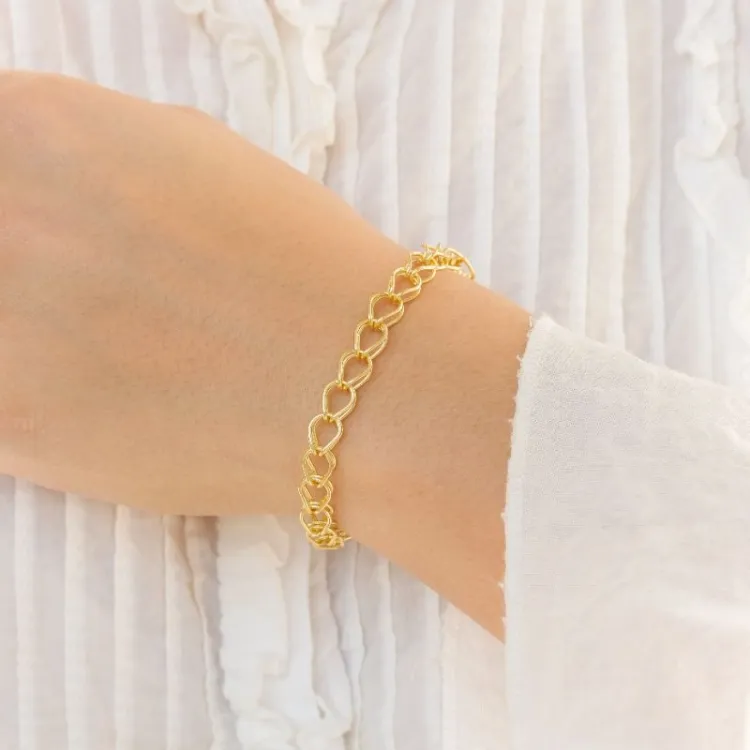 Armband aus vergoldetes Messing - Eliné