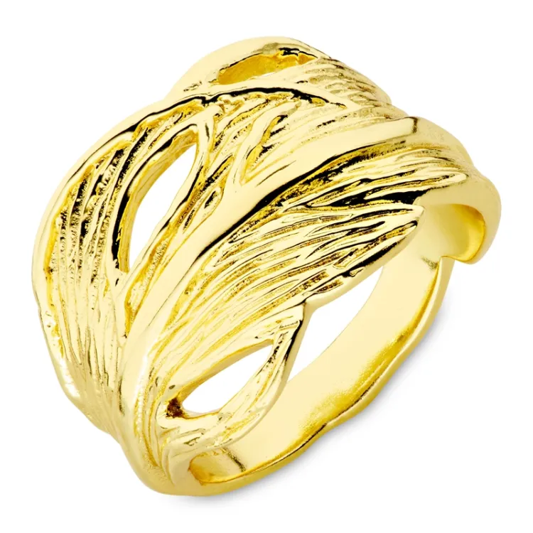 Ring aus vergoldetes Messing - Eliné