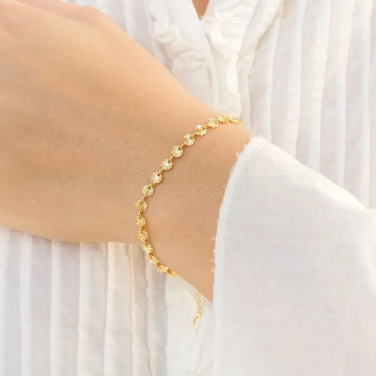 Armband aus vergoldetes Messing - Eliné