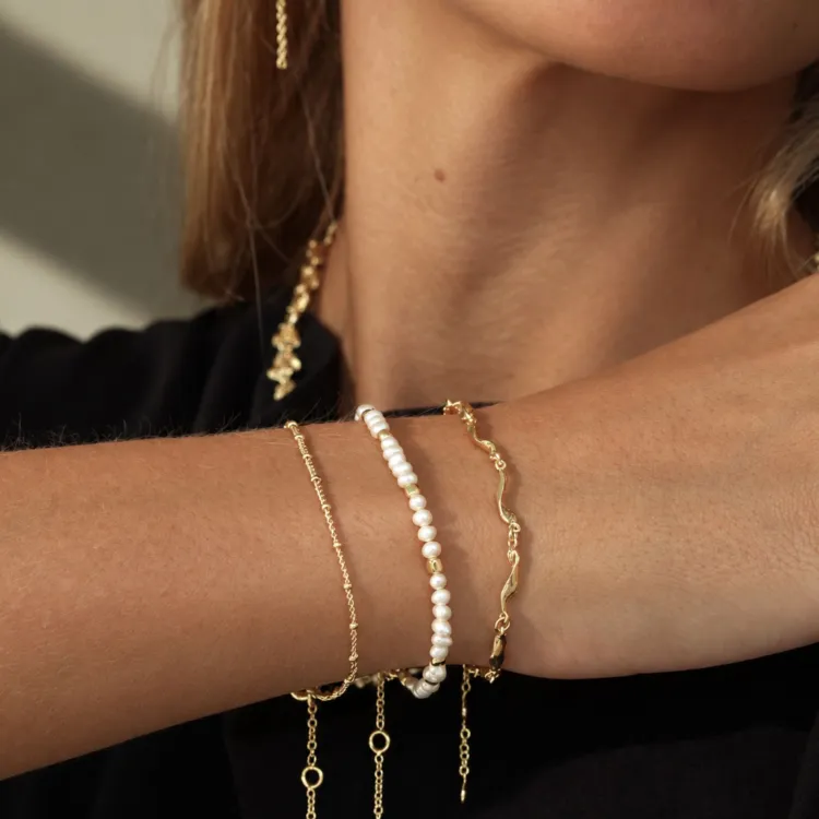 Armband aus vergoldetes Messing - Eliné