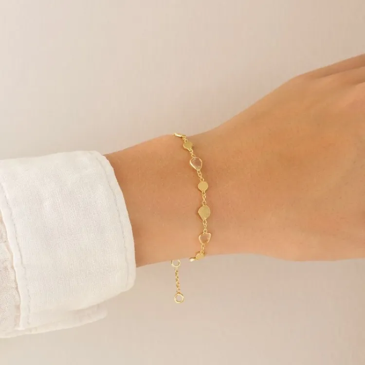 Armband aus vergoldetes Messing - Eliné