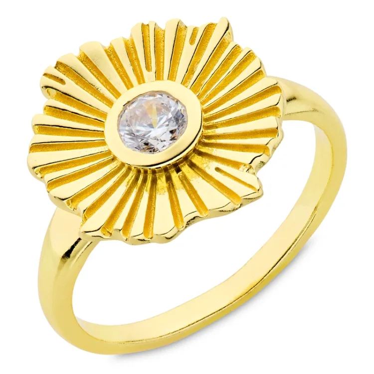 Ring aus vergoldetes Messing - Eliné