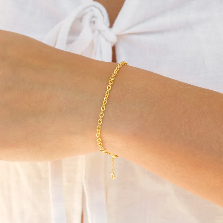 Armband aus vergoldetes Messing - Eliné
