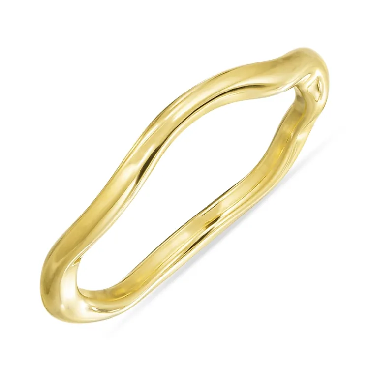 Wasserfest Ring aus vergoldetem Stahl - OCEANA