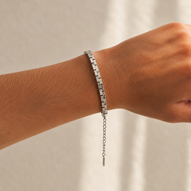 Wasserfest Armband aus Stahl - OCEANA