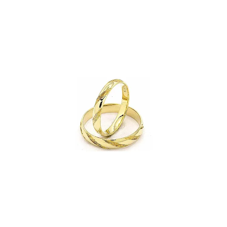 Trauringe aus 14 Karat Gold - set