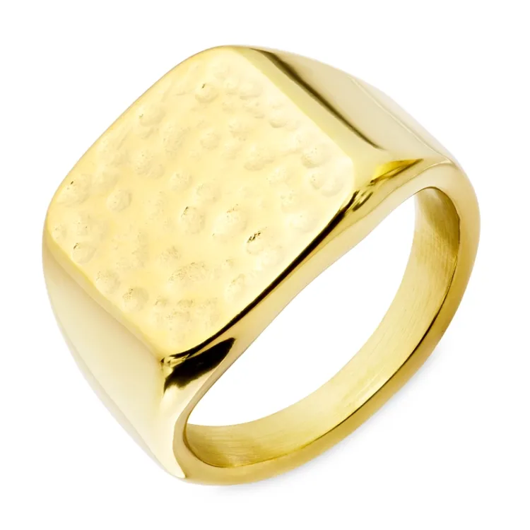 Wasserfest Ring aus vergoldetem Edelstahl - OCEANA