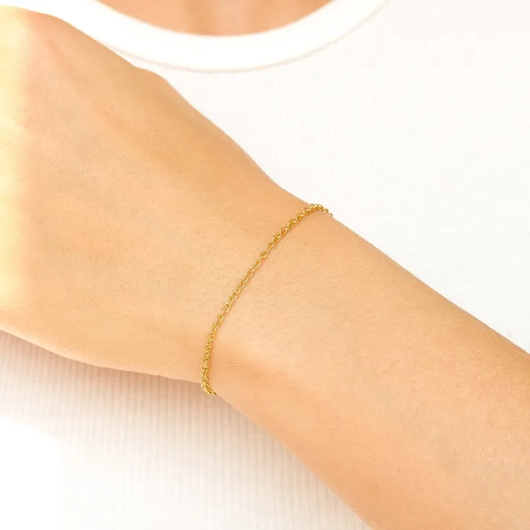 Wasserfest Armband aus vergoldetem Stahl - OCEANA