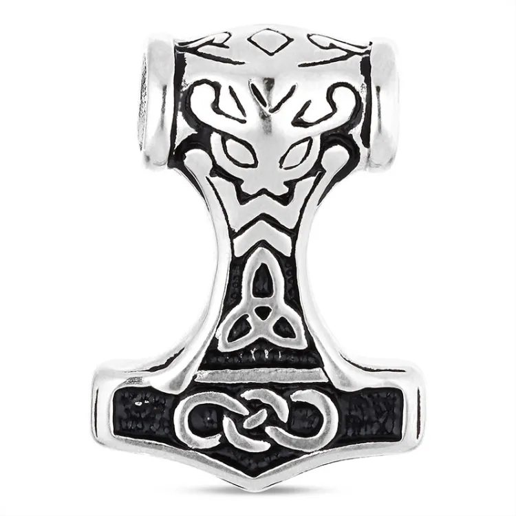 Wasserfest Thors Hammer Anhänger aus Stahl - OCEANA