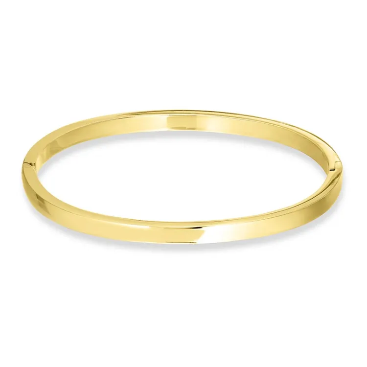 Wasserfest 4 mm Armreif aus vergoldetem Stahl - OCEANA