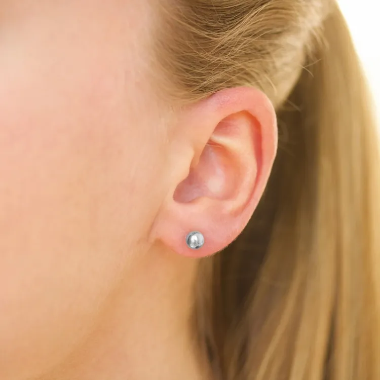 5 mm Wasserfester Ohrstecker in Stahl - OCEANA