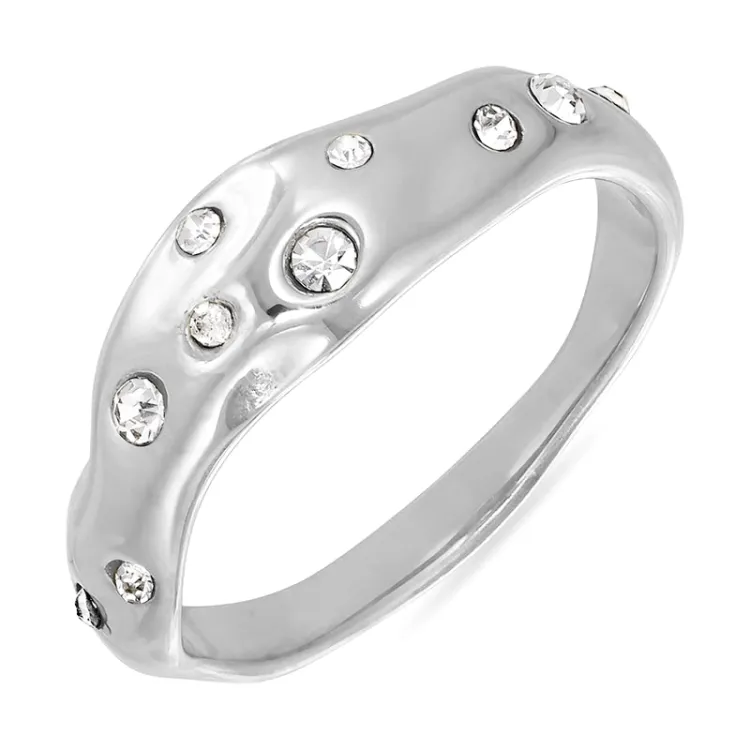 Wasserfest Ring aus Stahl - OCEANA