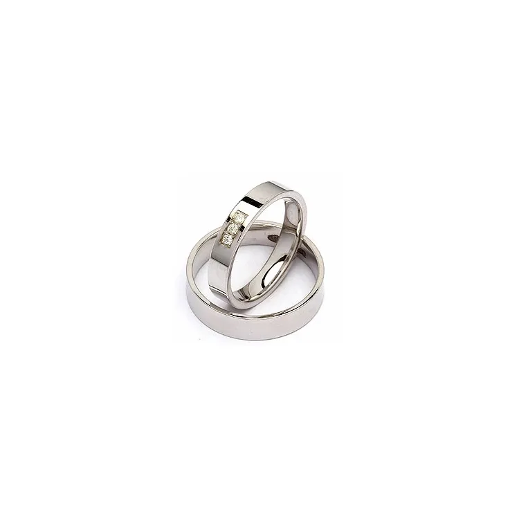 Trauringe in Silber 0,060 ct