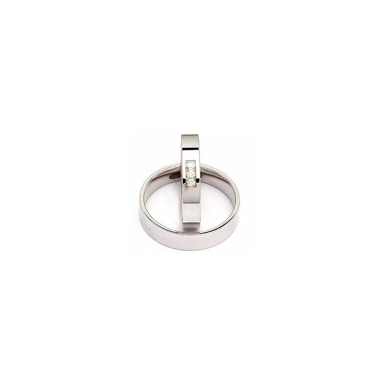 Trauringe in Silber 0,060 ct