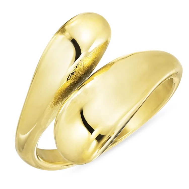 Wasserfest Ring aus vergoldetem Edelstahl - OCEANA