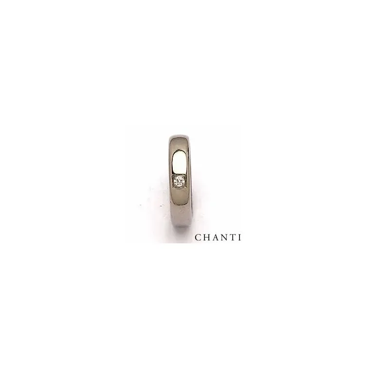 Trauring in Titan 0,05 ct