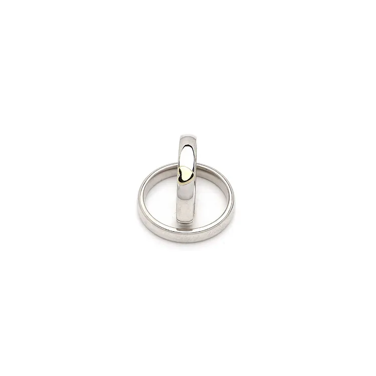 Trauringe in Silber und 14 Karat Gold