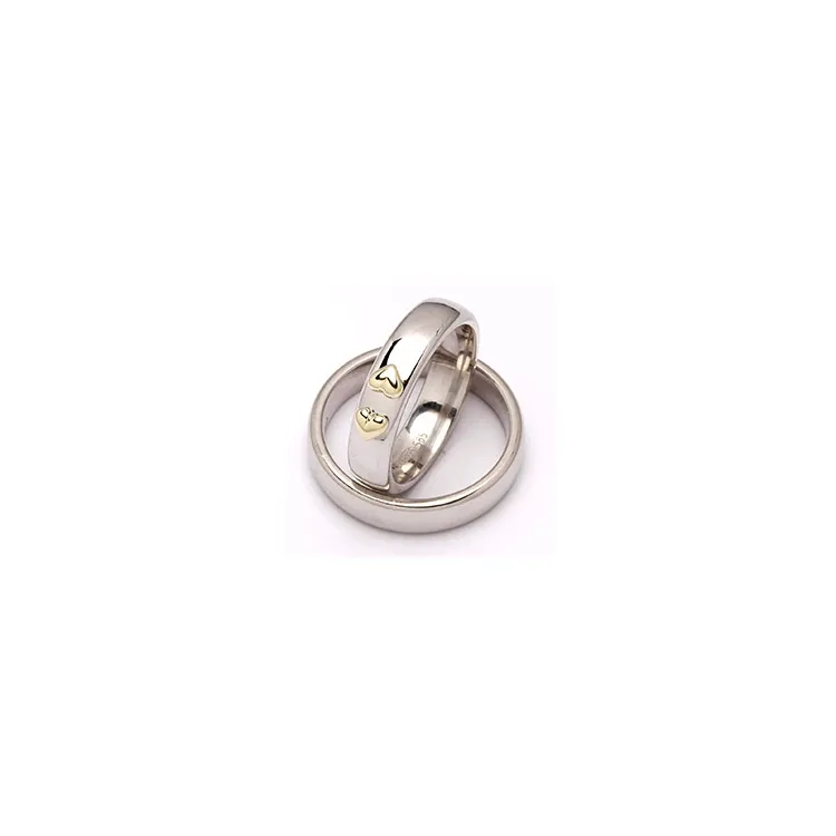 Trauringe in Silber und Gelbgold