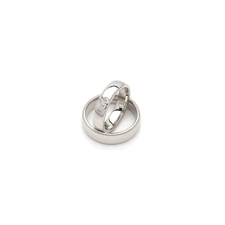 Trauringe in Silber 0,075 ct