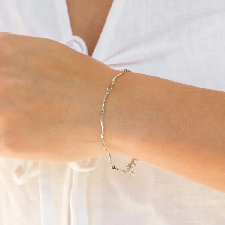 Wasserfest Armband aus Stahl  x 1,0 mm  - OCEANA