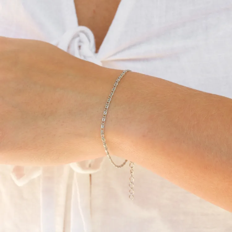 Wasserfest Armband aus Stahl  x 1,8 mm  - OCEANA